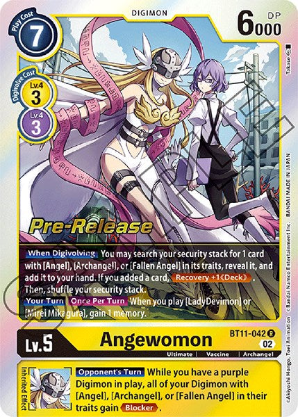 Angewomon [BT11-042] [Dimensional Phase Pre-Release Promos] | Devastation Store