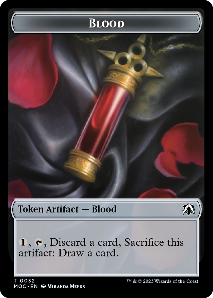 Blood // Shapeshifter Double-Sided Token [March of the Machine Commander Tokens] | Devastation Store