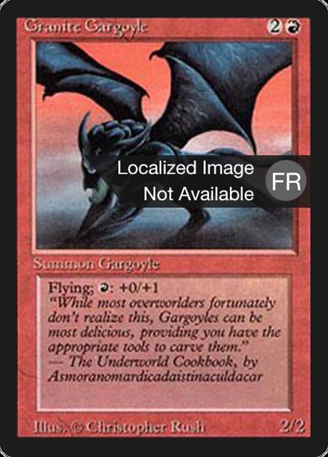 Granite Gargoyle [Foreign Black Border] | Devastation Store
