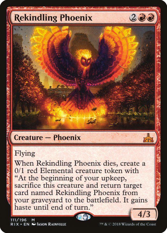 Rekindling Phoenix [Rivals of Ixalan] | Devastation Store