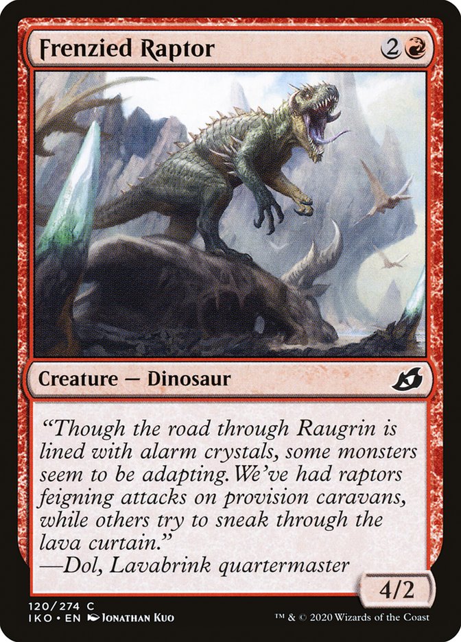 Frenzied Raptor [Ikoria: Lair of Behemoths] | Devastation Store