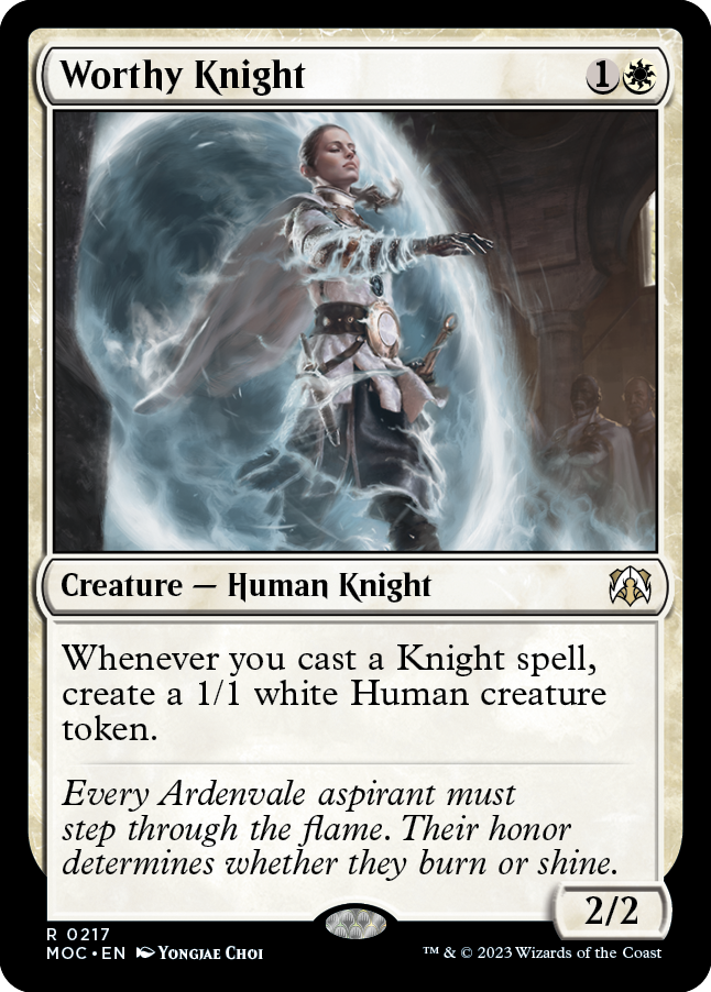 Worthy Knight [March of the Machine Commander] | Devastation Store
