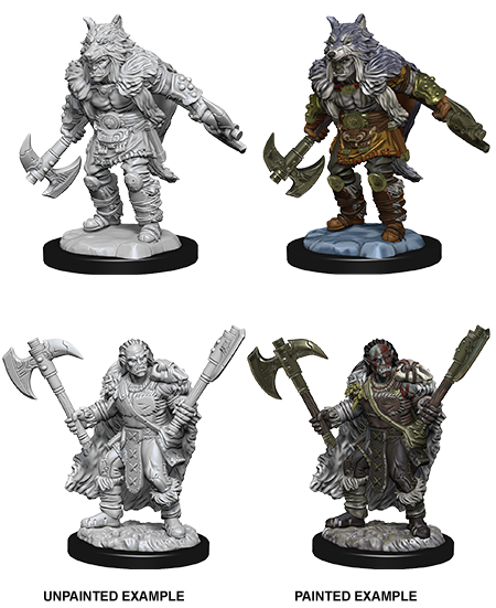 D&D Nolzur's Marvelous Miniatures: Half-Orc Barbarian - Devastation Store | Devastation Store