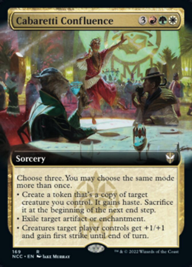 Cabaretti Confluence (Extended Art) [Streets of New Capenna Commander] | Devastation Store
