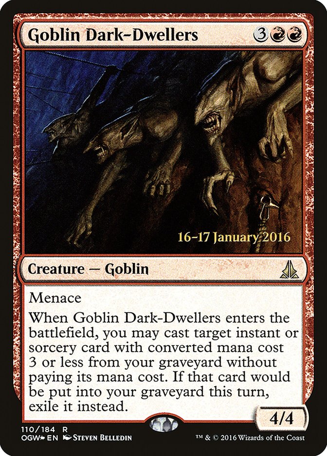 Goblin Dark-Dwellers [Oath of the Gatewatch Prerelease Promos] | Devastation Store