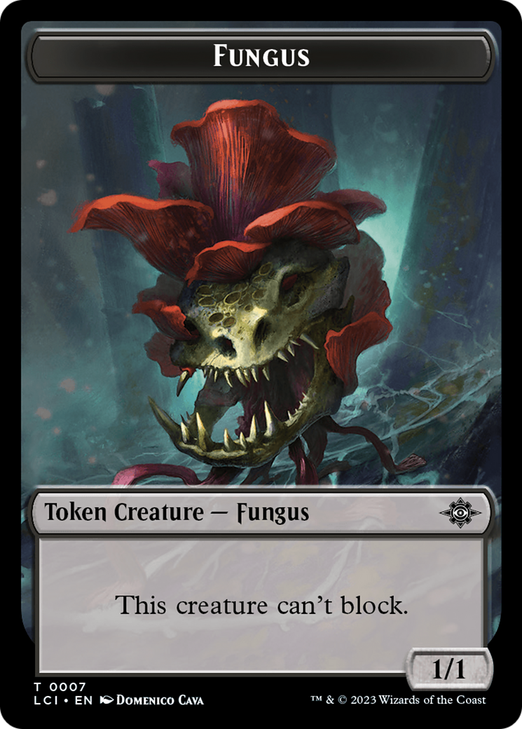 Gnome // Fungus Double-Sided Token [The Lost Caverns of Ixalan Tokens] | Devastation Store