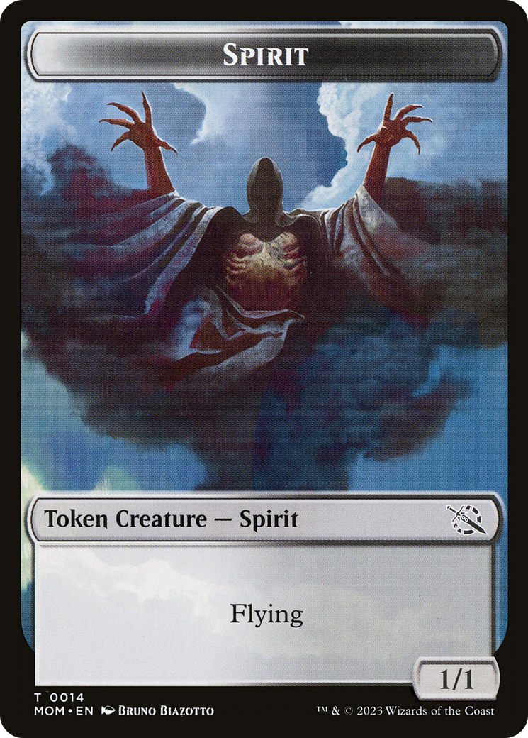 Phyrexian Myr // Spirit (14) Double-Sided Token [March of the Machine Tokens] | Devastation Store