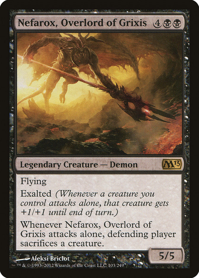 Nefarox, Overlord of Grixis [Magic 2013] | Devastation Store