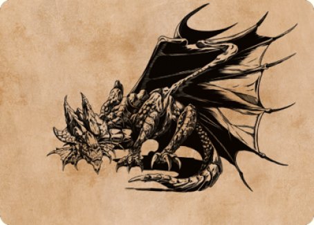 Ancient Copper Dragon Art Card (52) [Commander Legends: Battle for Baldur's Gate Art Series] | Devastation Store