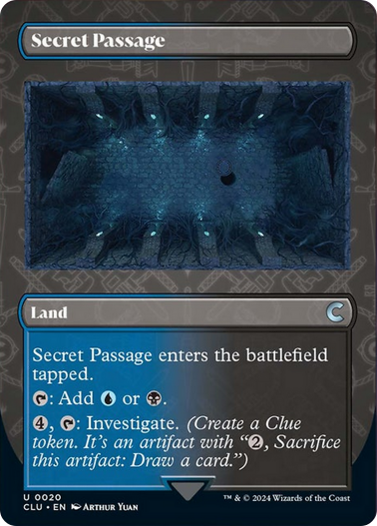 Secret Passage (Borderless) [Ravnica: Clue Edition] | Devastation Store