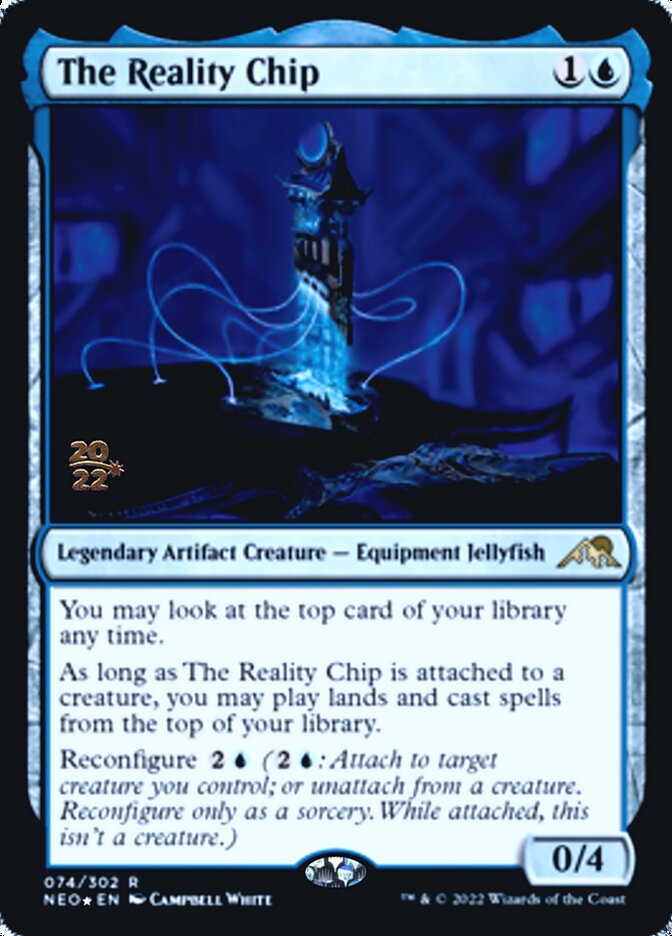 The Reality Chip [Kamigawa: Neon Dynasty Prerelease Promos] | Devastation Store