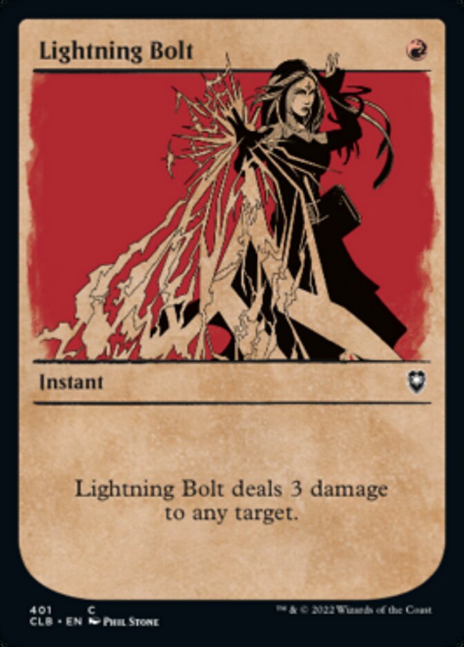 Lightning Bolt (Showcase) [Commander Legends: Battle for Baldur's Gate] | Devastation Store