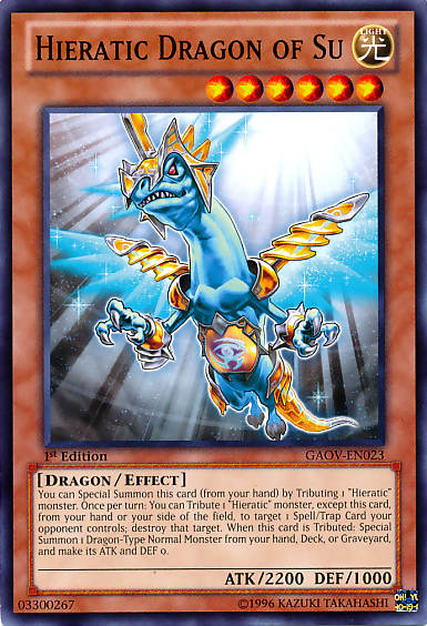 Hieratic Dragon of Su [GAOV-EN023] Common | Devastation Store