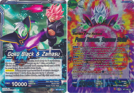 Goku Black & Zamasu // Fused Zamasu, Supreme Strike [BT7-026_PR] | Devastation Store