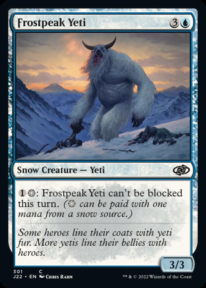 Frostpeak Yeti [Jumpstart 2022] | Devastation Store
