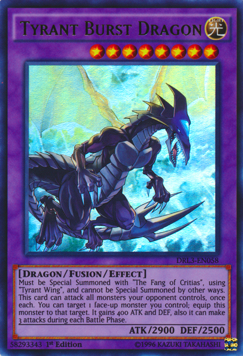 Tyrant Burst Dragon [DRL3-EN058] Ultra Rare | Devastation Store