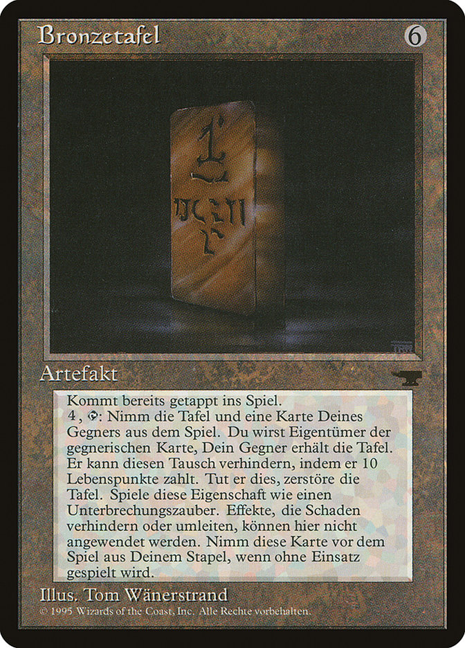 Bronze Tablet (German) - "Bronzetafel" [Renaissance] | Devastation Store