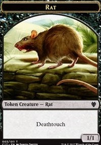 Rat (003) // Cat (001) Double-sided Token [Commander 2017 Tokens] | Devastation Store