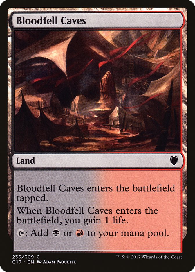 Bloodfell Caves [Commander 2017] - Devastation Store | Devastation Store