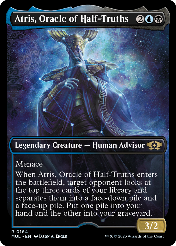 Atris, Oracle of Half-Truths (Halo Foil) [Multiverse Legends] | Devastation Store