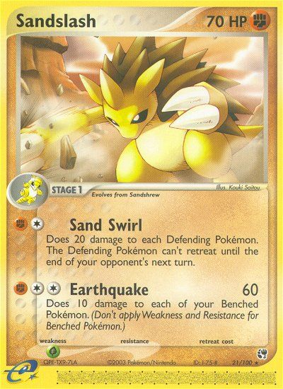 Sandslash (21/100) [EX: Sandstorm] | Devastation Store