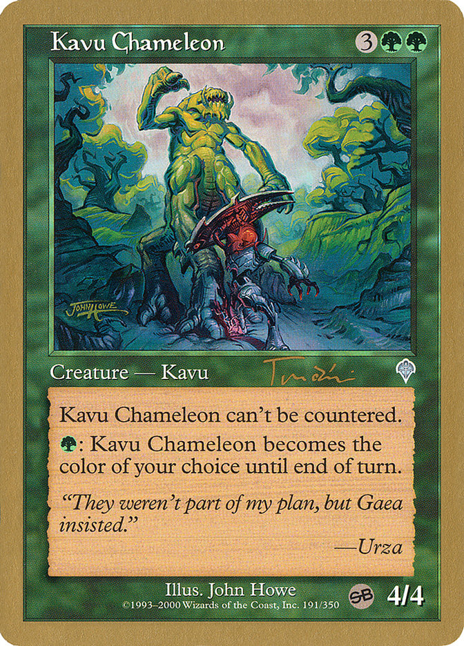 Kavu Chameleon (Jan Tomcani) (SB) [World Championship Decks 2001] | Devastation Store