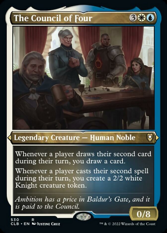 The Council of Four (Foil Etched) [Commander Legends: Battle for Baldur's Gate] | Devastation Store