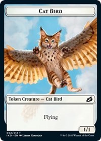 Cat Bird // Human Soldier (004) Double-sided Token [Ikoria: Lair of Behemoths Tokens] | Devastation Store