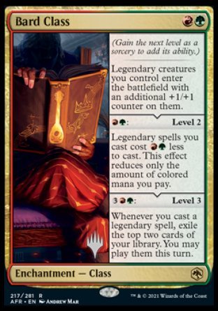 Bard Class (Promo Pack) [Dungeons & Dragons: Adventures in the Forgotten Realms Promos] | Devastation Store