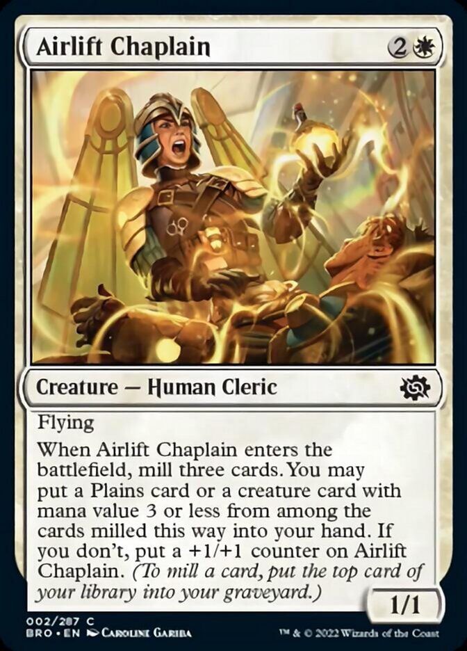 Airlift Chaplain [The Brothers' War] | Devastation Store