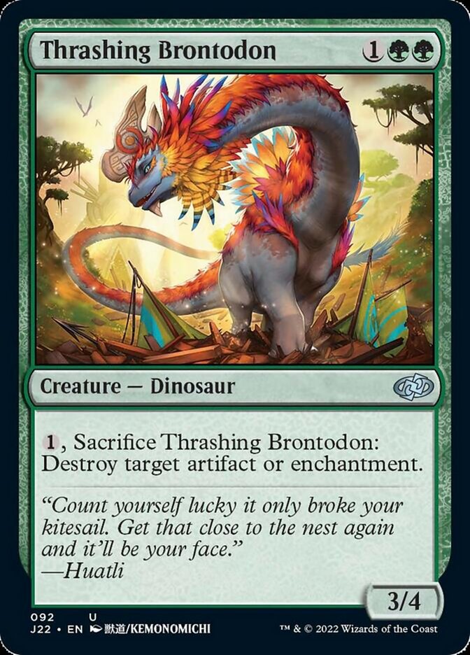 Thrashing Brontodon [Jumpstart 2022] | Devastation Store