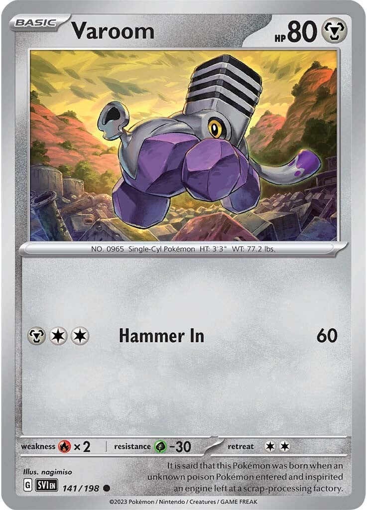 Varoom (141/198) [Scarlet & Violet: Base Set] | Devastation Store