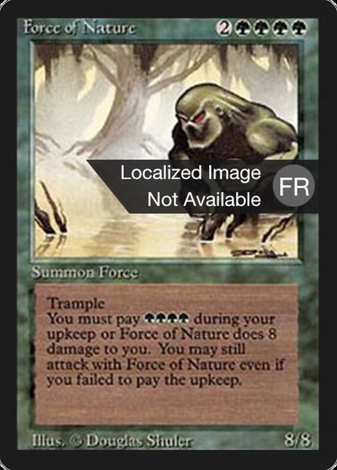 Force of Nature [Foreign Black Border] | Devastation Store