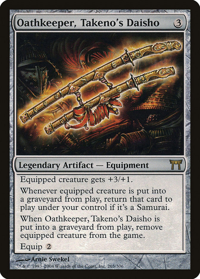 Oathkeeper, Takeno's Daisho [Champions of Kamigawa] - Devastation Store | Devastation Store