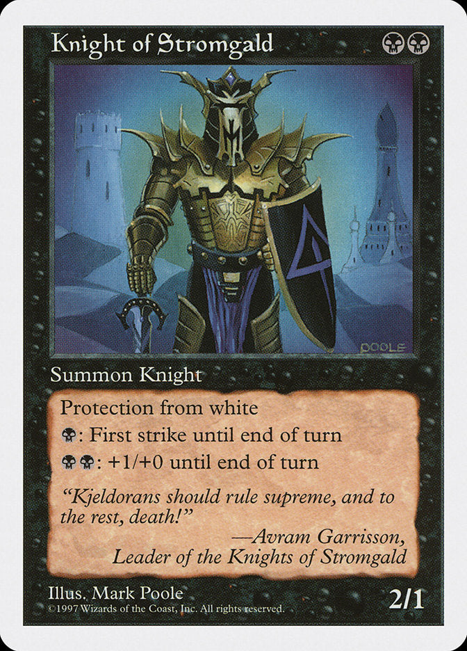 Knight of Stromgald [Fifth Edition] | Devastation Store