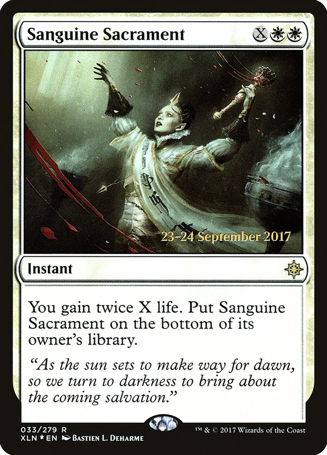 Sanguine Sacrament  [Ixalan Prerelease Promos] | Devastation Store