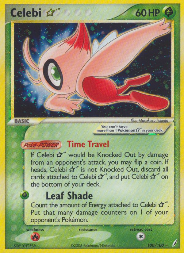 Celebi Star (100/100) [EX: Crystal Guardians] | Devastation Store