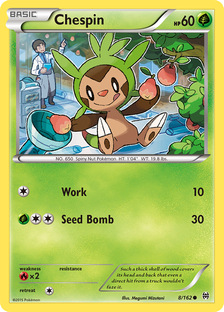 Chespin (8/162) [XY: BREAKthrough] | Devastation Store