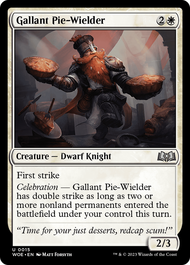 Gallant Pie-Wielder [Wilds of Eldraine] | Devastation Store