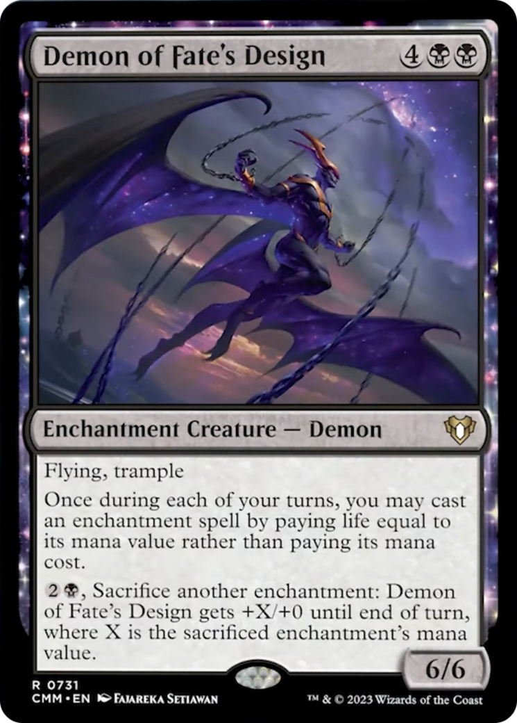 Demon of Fate's Design [Commander Masters] | Devastation Store