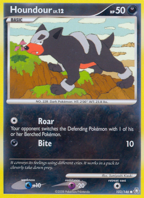 Houndour (103/146) [Diamond & Pearl: Legends Awakened] | Devastation Store