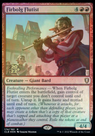 Firbolg Flutist [Commander Legends: Battle for Baldur's Gate Prerelease Promos] | Devastation Store