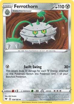 Ferrothorn (124/185) [Sword & Shield: Vivid Voltage] | Devastation Store