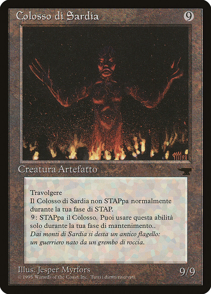 Colossus of Sardia (Italian) - "Colosso di Sardia" [Rinascimento] | Devastation Store