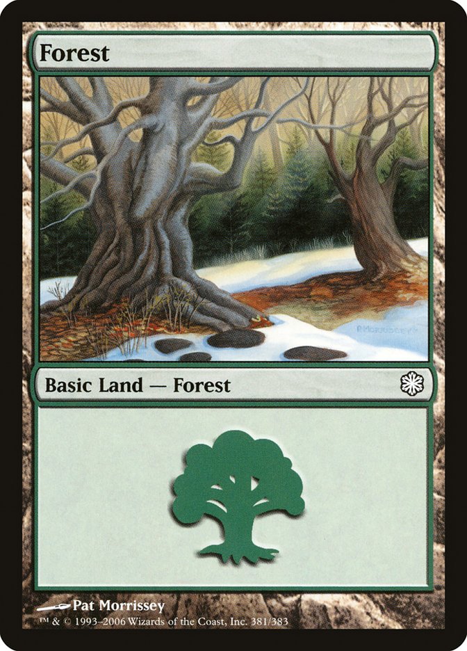 Forest (381) [Coldsnap Theme Decks] | Devastation Store