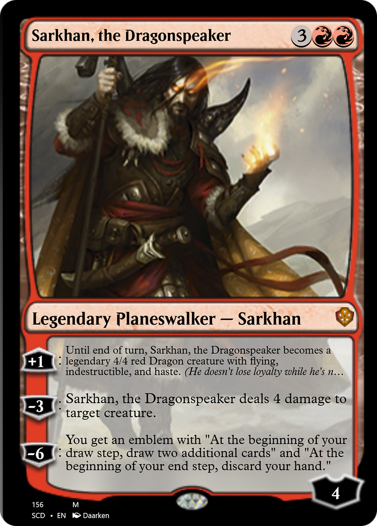 Sarkhan, the Dragonspeaker [Starter Commander Decks] | Devastation Store