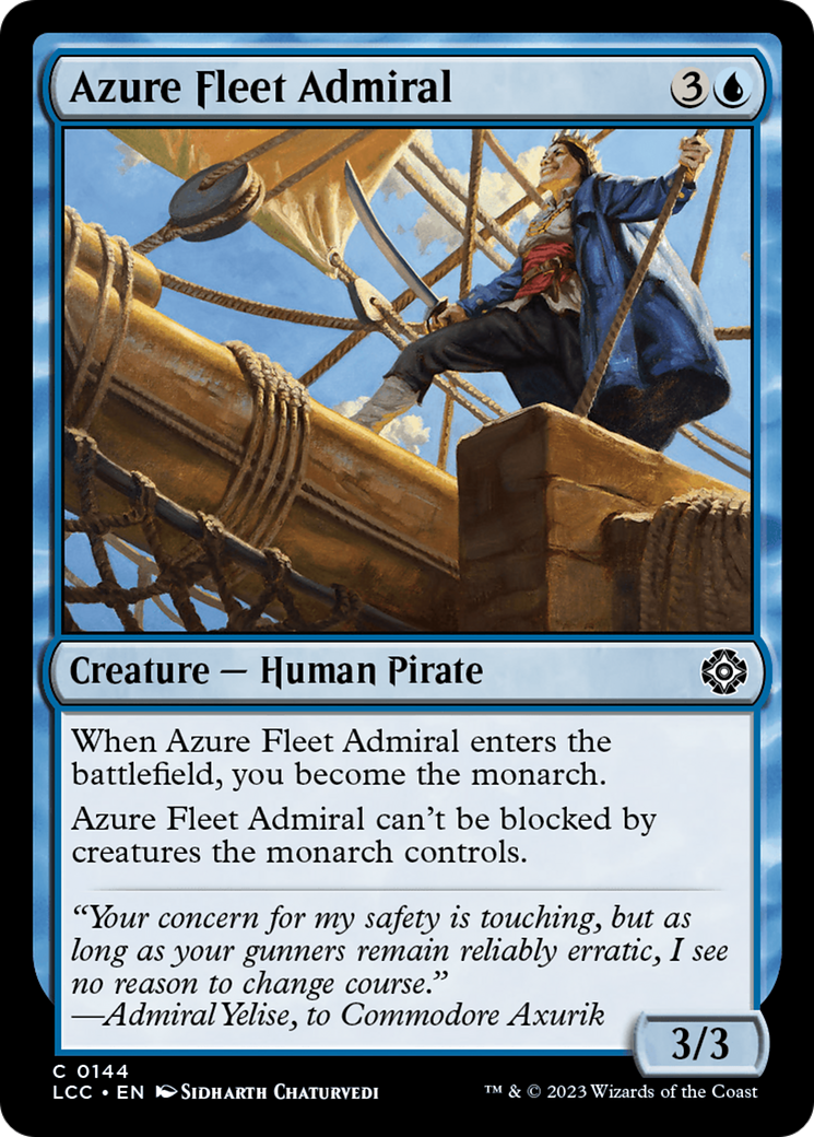 Azure Fleet Admiral [The Lost Caverns of Ixalan Commander] | Devastation Store