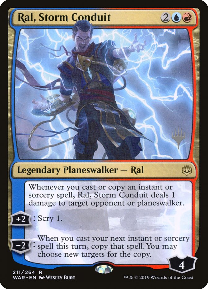 Ral, Storm Conduit (Promo Pack) [War of the Spark Promos] | Devastation Store
