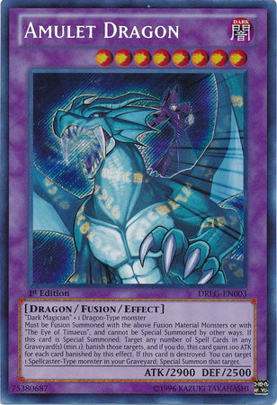 Amulet Dragon [DRLG-EN003] Secret Rare | Devastation Store