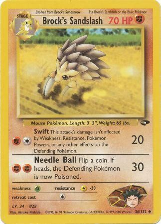 Brock's Sandslash (36/132) [Gym Challenge Unlimited] | Devastation Store